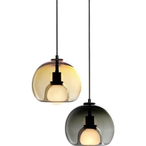 Modern Glass Pendant Lights for Bedroom Living Room Decoration Hanging Lamps Dining Bar Creative Led Chandeliers Light Fixtures