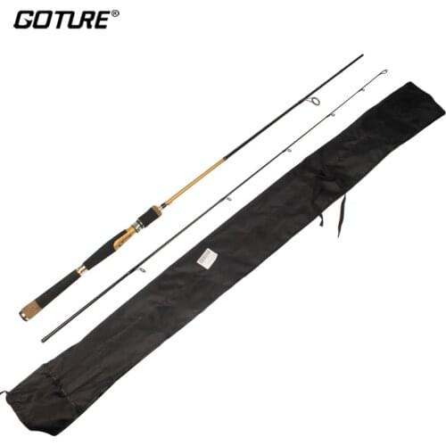 Goture High Carbon Fiber Spinning Fishing Rod 2.1m 2.4m 2-pieces Lure Fishing Rod For Both Saltwater And Freshwater Bass Fishing