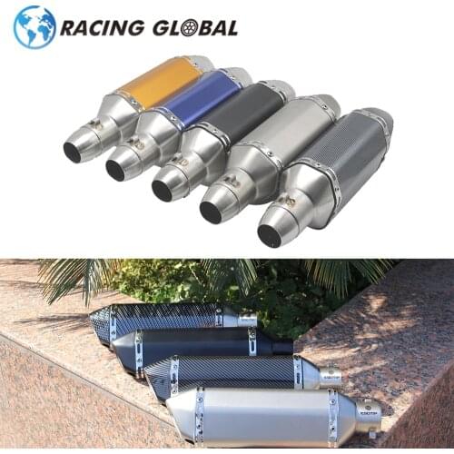 ALCON-Motorcycle Universal 51MM Exhaust Muffler Pipe Ak Yoshimura With DB Killer For Yamaha nmax Honda crf 230 cb650f Racing