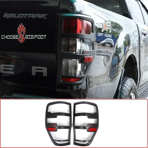 For 2012-2020 Ford Ranger T6 T7 T8 rear fog lamp protective cover decorative frame, automobile exterior decoration accessories