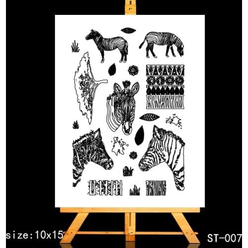 ZhuoAng Happy farm Clear Stamps/Card Making Holiday decorations For scrapbooking Transparent stamps