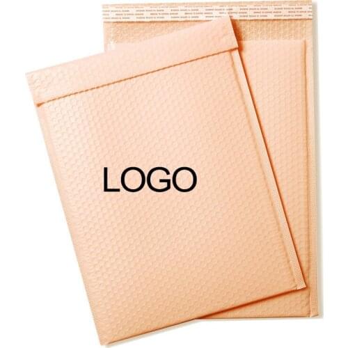 30pcs Custom Logo Bubble Mailers Poly Bubble Mailer Self Seal Padded Envelopes Gift Bags Packaging Bags For Clothing Cosmetic