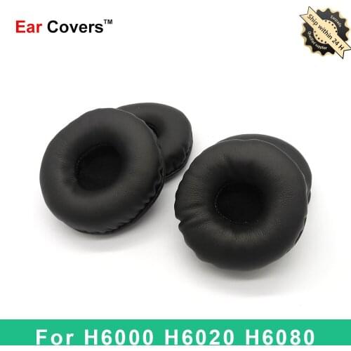 Ear Pads For Rapoo H6000 H6020 H6080 Headphone Earpads Replacement Headset Ear Pad PU Leather Sponge Foam