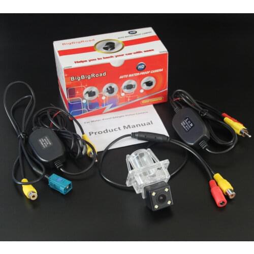 BigBigRoad For Mercedes Benz C Class W205 2014 2015 2016 / RCA & Original Screen Compatible / Car Rear View Back Up Reverse Cam