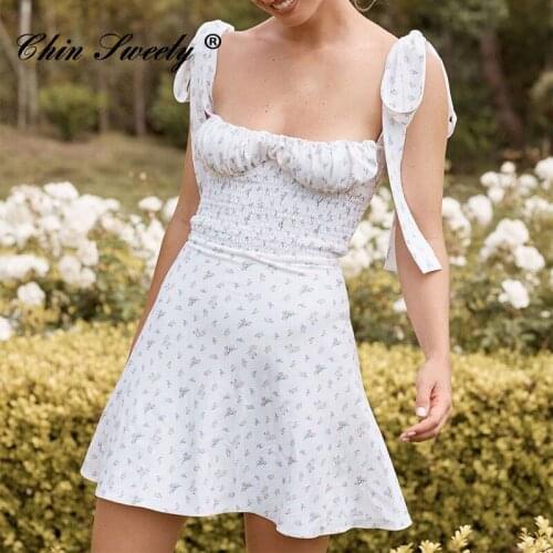 Chin.Sweety Floral Summer Dresses