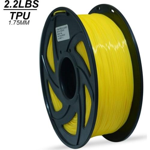 ULTRABOT 3D Printer Parts 1KG Per Roll Yellow Diameter 1.75mm TPU Plastic Filament for XY-2PRO X5SA-PRO X5SA-400PRO X5SA-500PRO