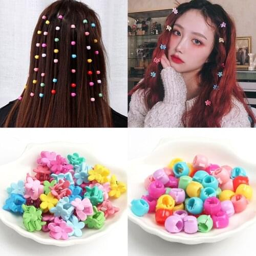 Girl Cute Colorful Cartoon Floret Hairpins Childrens Hair Catching Gift Headwear Mini Doudou Hair Clip Fashion Hair Accessories
