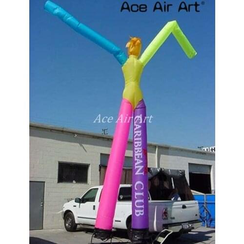Advertising two legs inflatable Sky Puppet,inflatable air dancer come with 2 powerful electric fans for Events promotions