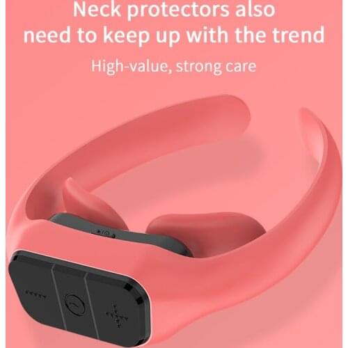 Electric Neck Massager with Heated Pulse Back Power Control Far Infrared Heating Pain Relief Tool Health Care Relaxation Machine