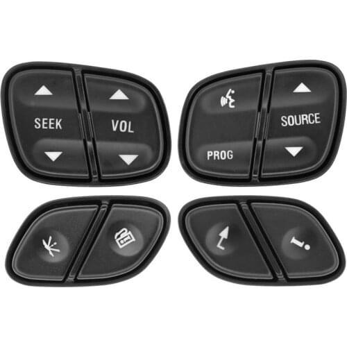 Steering Wheel Radio Volume Control Switch Set for GMC Yukon Chevrolet Hummer H2 21997738 21997739 1999442 1999443