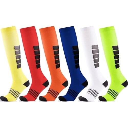 Men Compression Stocking Anti-slip Best for Basketball Football Outdoor Running Socks Women Men Travel Compression Socks