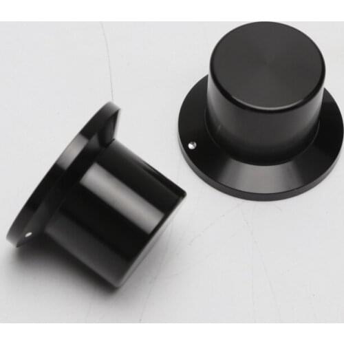 KYYSLB Diameter 38 Shank Diameter 26 High 26MM Audio Amplifier Knob All Aluminum Alloy Solid Volume Knob Potentiometer Knob