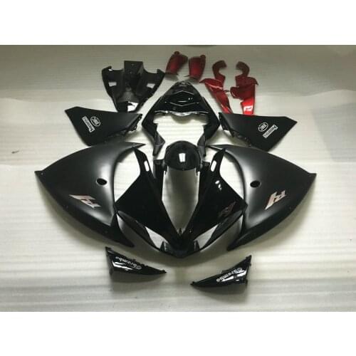 Injection mold Fairing kit for YAMAHA YZFR1 09 10 11 YZF R1 YZF1000 2009 2010 2011 ABS matte black Fairings set+gifts YE01