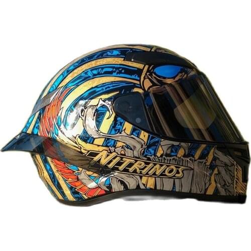 Motorcycle helmet Pharaoh ABS material Summer safety helmet season Cool helmet casque casco ECE