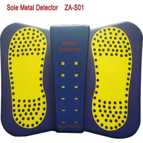 New Sound LED Alarm High Sensitivity Sole Metal Detector for foot Scanner Safety Checking