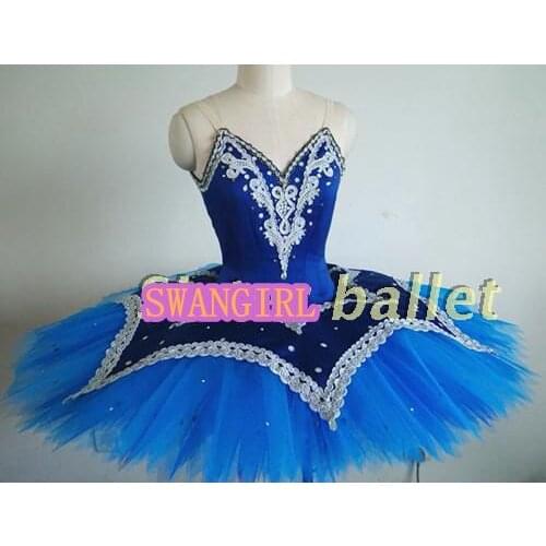 Blue bird professional tutu kids pirat ballerina tutu adult calssic ballet costumes flower essence pancake ballet tutuSB0019