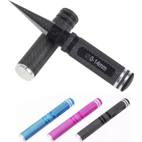 HSS Precision Expanding Hole Opener Reamer 0-14mm Driver with Protective Sleeve For RC Crawler Car RC Model Cars Boat DIY Tools