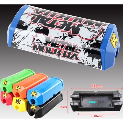 Handlebar Pads Fat Bar 1-1/8" Pack Dirt Bike Motocross Fat MX Rubber Racing Handlebar