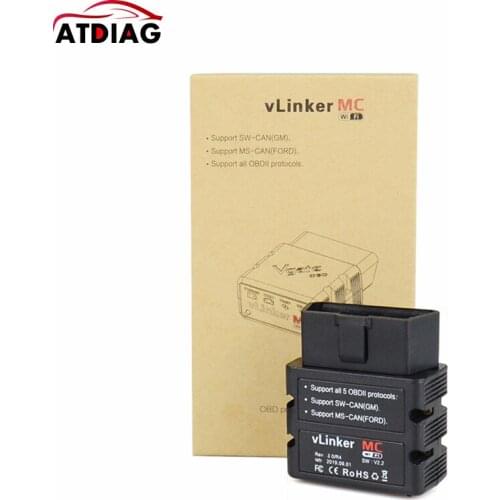 2021 Original Vgate vLinker MC+ ELM 327 V2.2 Bluetooth 4.0 WIFI ELM327 For Android/IOS Scanner OBD2 Car Diagnostic Scanner