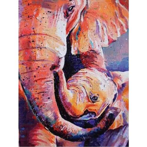 5d animals diamond art painting mosaic embroidery elephants picture puzzle rhinestones stickers home decor needlework craft diy