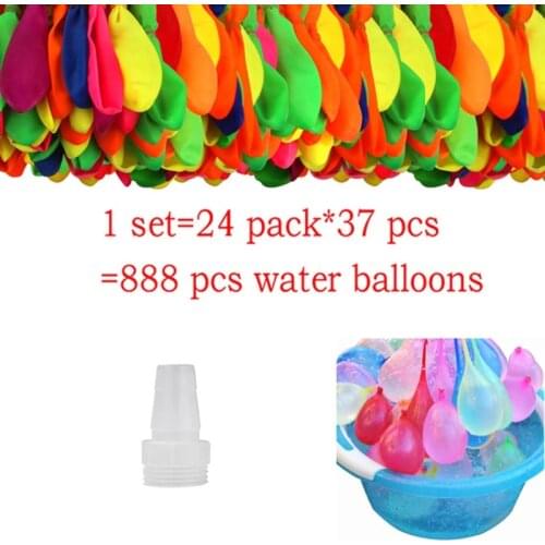 888Pcs Water Bombs Balloons Quick Fill Magic Balloon Outdoor Toys For Kids Water Toy Games Summer Beach Ball Party Children Gift