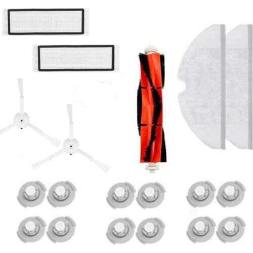 Promotion!for Xiaomi Roborock S50 S51 S5 S6 E25 E35 Parts Mop Cloths Main Brush HEPA Filter Side Brush