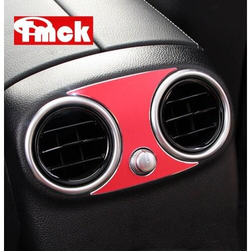 For Mercedes Benz E Class W213 C Class W205 GLC X253 2016-2021 Car Accessories Rear Row Air Condition Air Vent Outlet Trim Cover