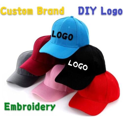 DIY Logo Baseball Cap Flat Custom-made Wholesale Child&Adult Printing Embroidery Famous Brand Bucket Hat High-quality Snapback