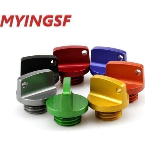 Motorcycle Crankcase Cap CNC Engine Oil Filler Screw Cover Plug M20*2.5 For Yamaha MT09 FZ09 MT09Tracer FJ09 Tmax 500 T-max 530