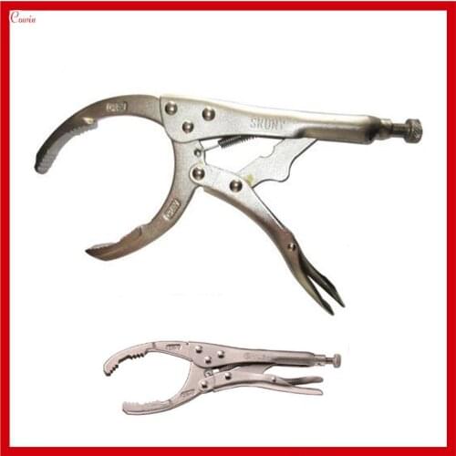 New Universal 10 Inch Adjustable Oil Filter Grid Wrench Remover 40-100mm Range Oil Filter Wrench Plier