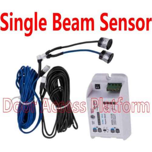 White color Single Beam Light Automatic door detector Sensor,beam IR access control door lock system home office door controller