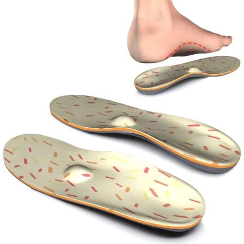 Gold Line iFitna Memory Foam Original High Arch Support Insoles for flat feet Orthotic Inserts Men and Women