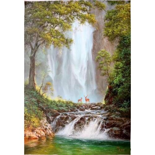 100%HandPainted High Quality Oil Painting on Canvas European-style landscape Canvas Painting Wall Art Picture for HomeDecoration