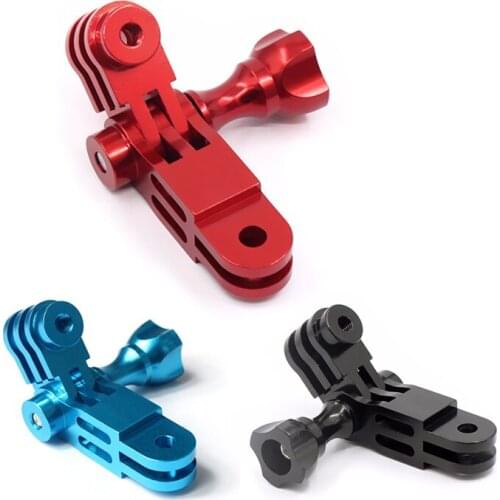 CNC Aluminium alloy Three-Way Pivot Arm Mount Adapter for GOPRO Hero 1 2 3 3+ 4 5 Session/Xiaomi Yi/SJ/GitUp Sport Camera