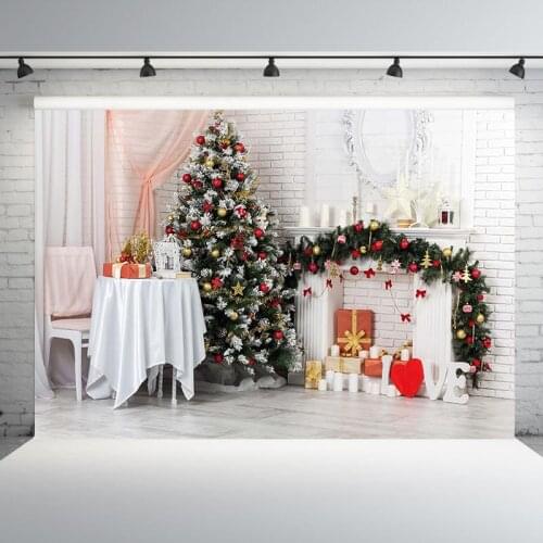 Photography Background Vinyl and Polyester Background Computer Printed Christmas Backdrops for Photo Studio Photocall