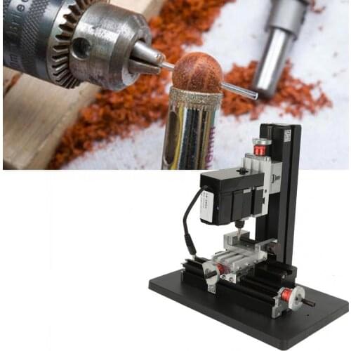 100-240V High Accuracy 24W Mini Metal Milling Machine for Processing Wood 20000rpm US Plug