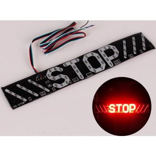 1PC LED Motorcycle Light Flash STOP Indicator Lamp Brake Turn Signal Driving Taillight DC12V Universal Warning Light Accessories