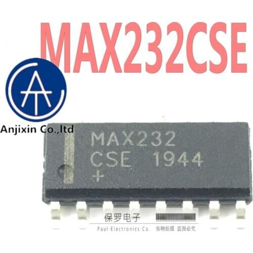 10pcs 100% orginal new real stock RS-232 transceiver MAX232CSE MAX232 SOP-16