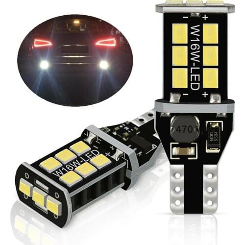 2x Canbus 1156 P21W W16W LED 912 T15 LED Bulbs For Audi A3 A4 B6 B8 A6 C6 80 B5 B7 A5 Q5 Q7 TT 8P 100 Back up Reverse Lights