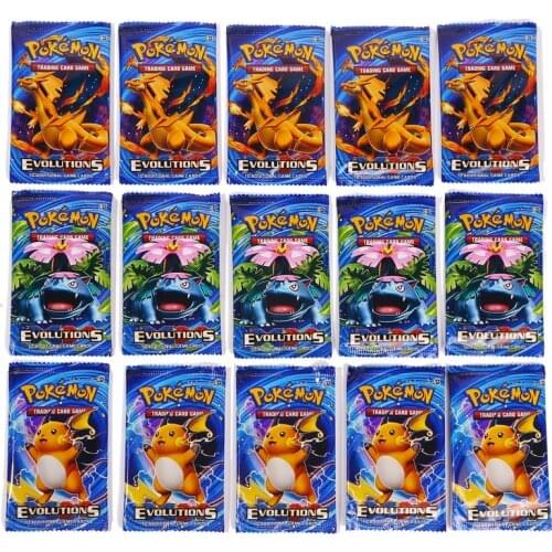 324Pcs Pokemon Cards Box TCG: Evolutions Sun & Moon Pokemon Booster ex gx vmax card Game Toy Kids Birthday Gift