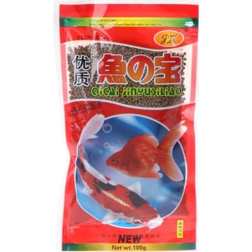 47g Fish Forage Grains Protein Aquarium Food Feeding For Goldfish Tropical Carp 62KC