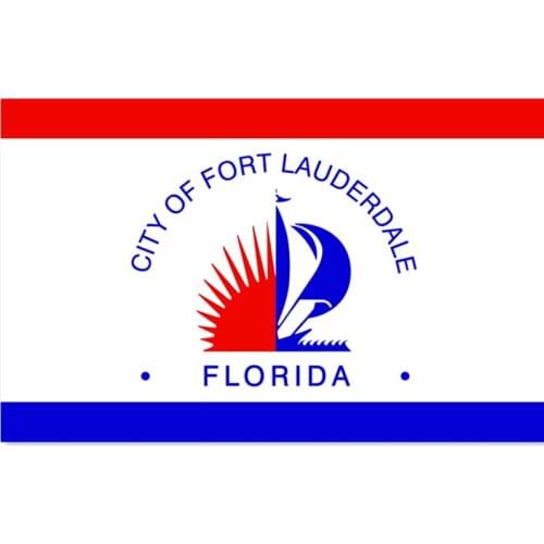 60x90cm/90x150cm/120x180cm USA Florida Flag of Fort Lauderdale Florida