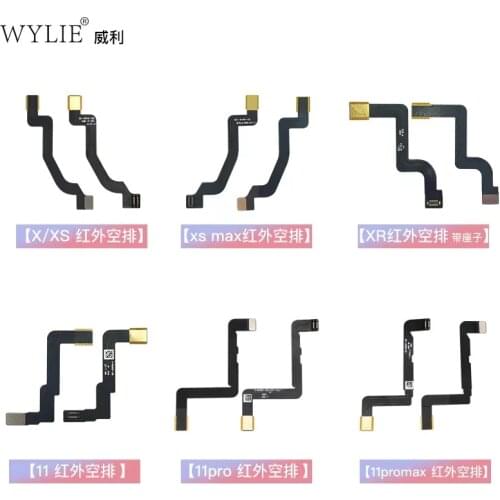Infrared convenient replacement Earpiece Sensor Empty flex cable For iphone X XS XR XSMAX 11 11PRO 11PROMAX Remove parts