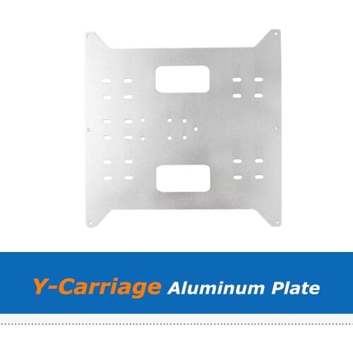 1pc Upgrade Y Carriage Aluminum Plate for Wanhao Duplicator i3 / Anycubic i3 Mega / Monoprice Maker Select 3D Printer