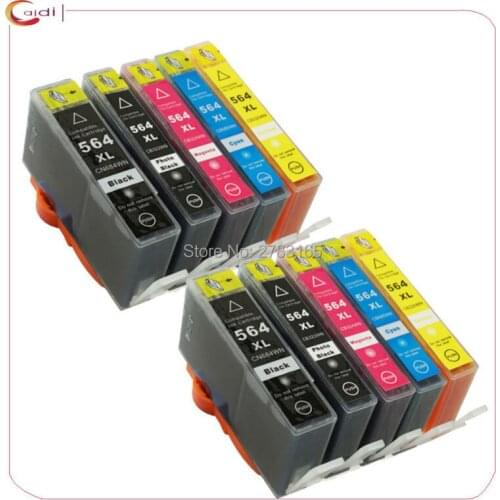 10 Pack Ink Cartridge Compatible For HP564XL Premium for hp 564xl5510 6510 5510-B111a B109a C5383 D5400 B209a 5511 6512 5511