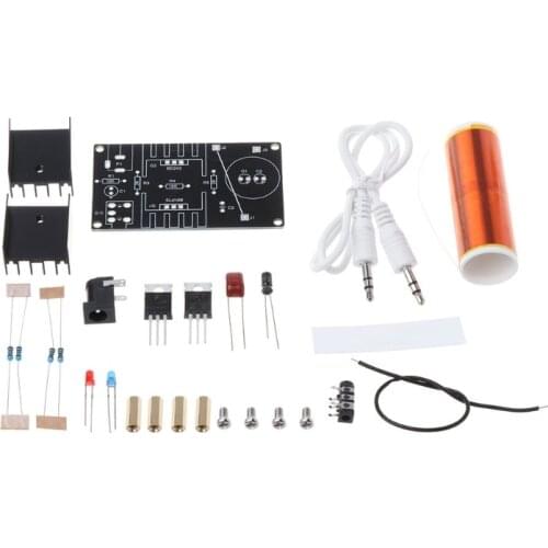 MEXI Mini Music Tesla Coil Plasma Speaker Tesla Wireless Transmission DIY Coil Kit