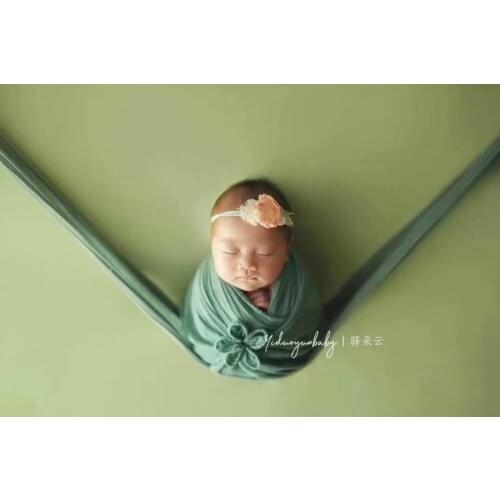 Dyed Cheesecloth Wrap Stretch Knit Photography Props Baby Swaddle Blanket Newbron Cotton Wrap Photo Prop ,#P2508