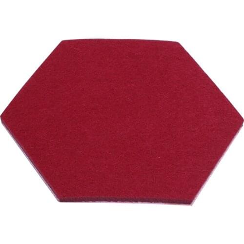 Hexagon Pad Cork Board/Pin Board, 9-Pack Colorful Wall Tiles Memo Felt Board For Wall Stickers Home Decors