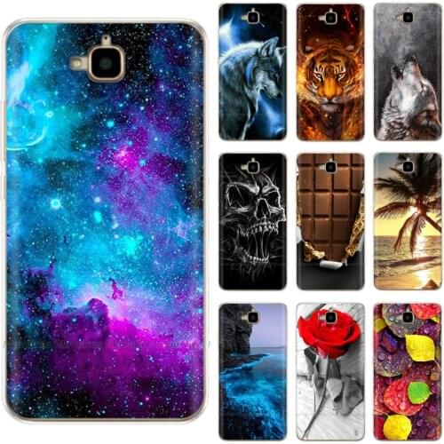 Silicone Case for Honor 4C Pro Case Cartoon Back Phone Cover for Huawei Honor 4C 4 C Soft TPU Shells for Huawei Honor4c Bags