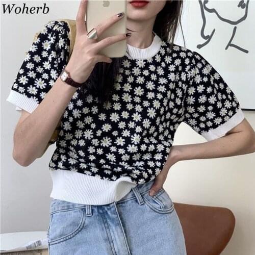 Woherb Short Sleeve Women's T-Shirts